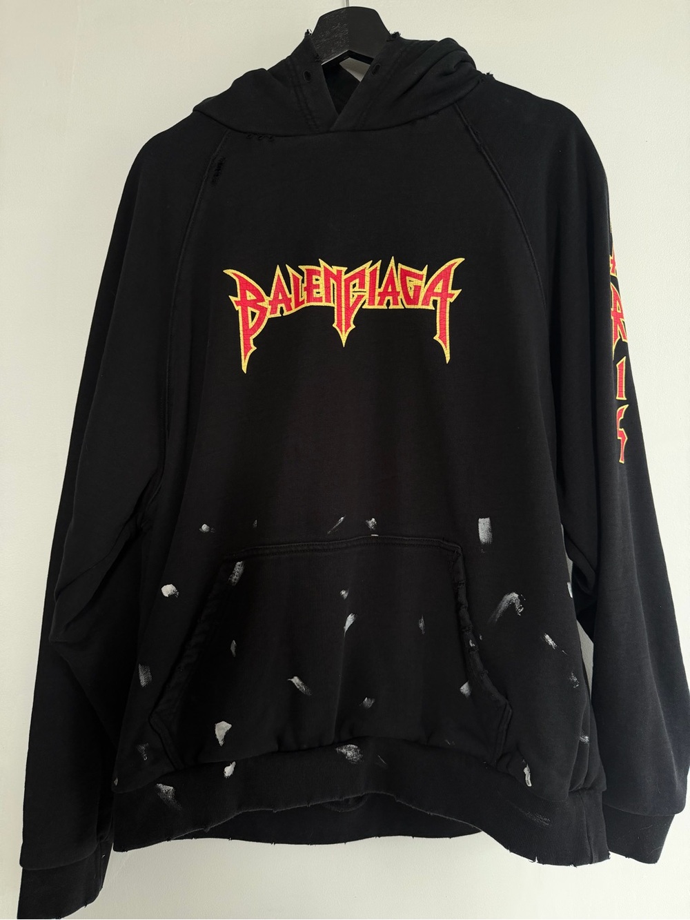 Balenciaga Black hoodie, oversized m size